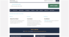 Desktop Screenshot of canoecreekcharteracademy.org